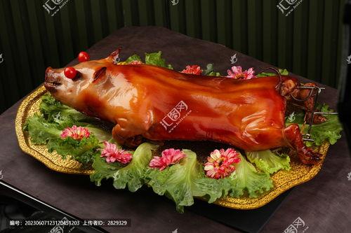 烤乳猪图片,烤乳猪的美味诱惑